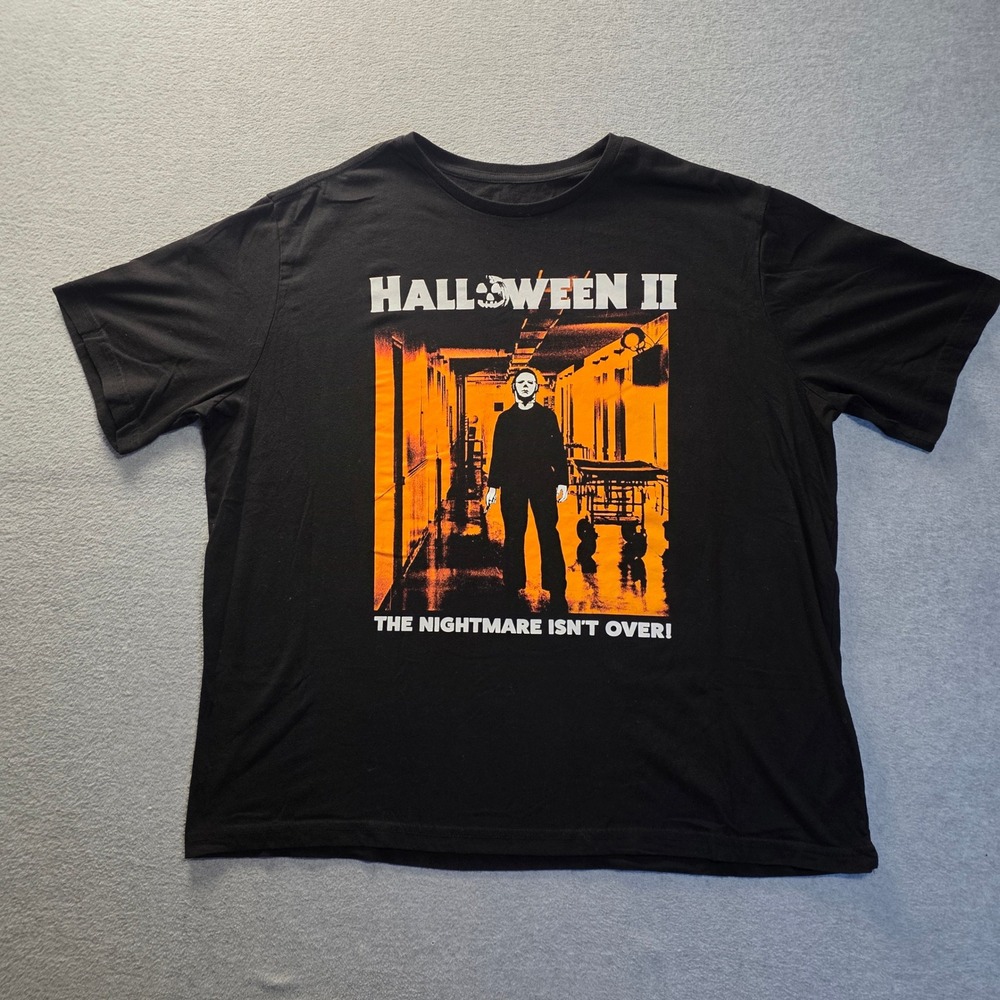 Halloween II Michael Myers T-Shirt Mens 2XL Black Horror Universal Studios